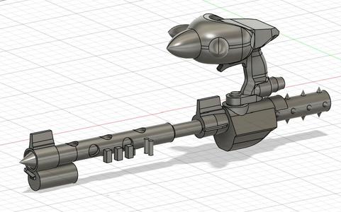 Zenless Zone Zero Burnice White Flamethrower Prop Cosplay
