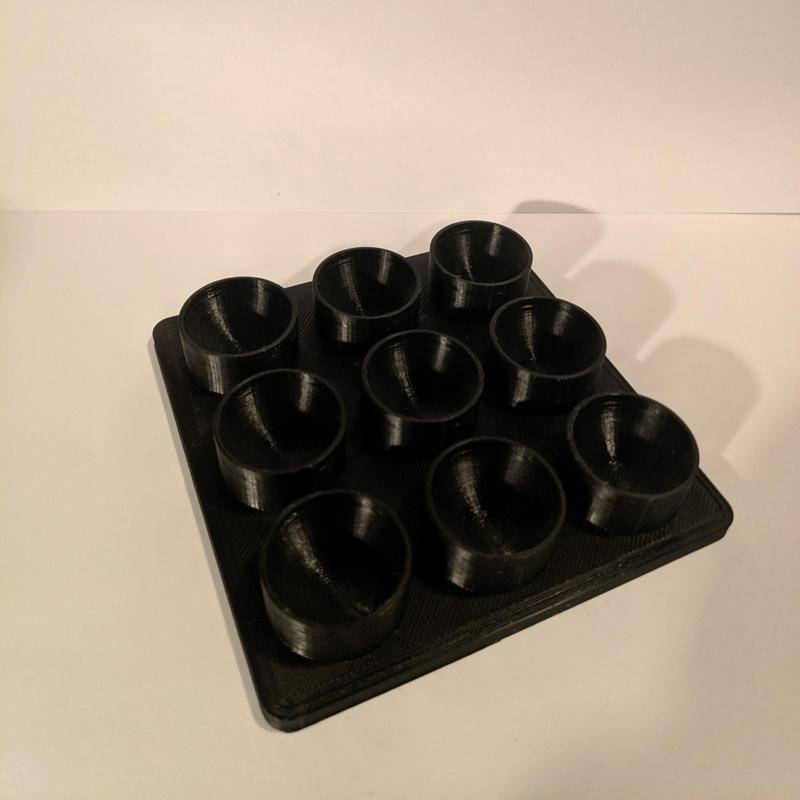 Multi Mini Bath Bomb Mold 9x 2.3cm ~ 0.9inch ~ Multi Bath Bomb Mold