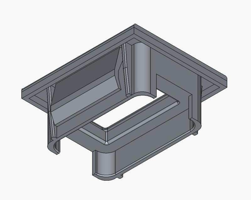 Fixation pour bouton d'ouverture de coffre - Porsche 944 / 924