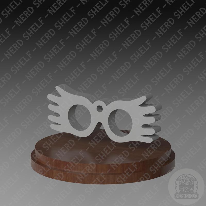 Luna Lovegood Glasses Charm with Hoop for Hanging