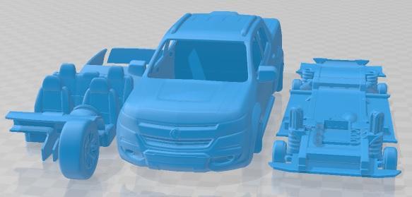 Holden Colorado Doublecab 2020 Printable Car