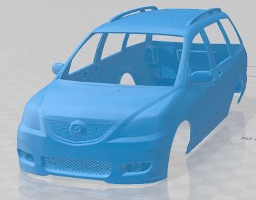 Mazda MPV LW 2002 Printable Body Car