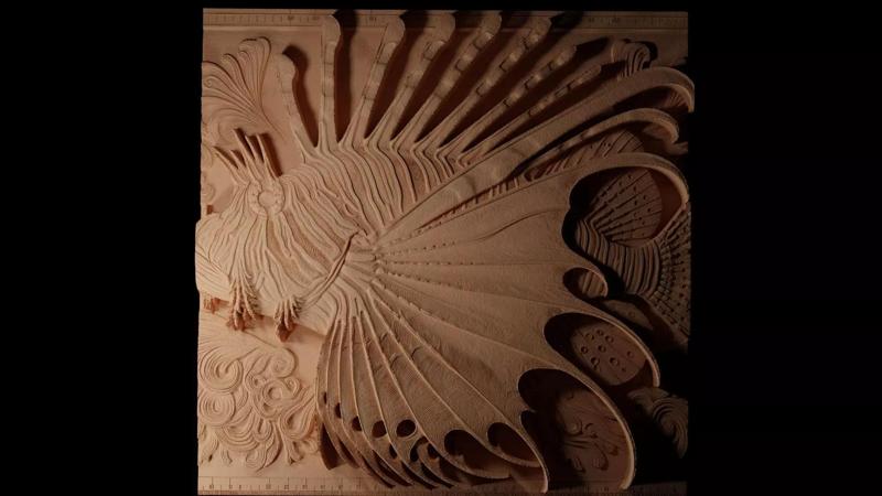 Lionfish CNC 3d Print High Relief Sand Casting