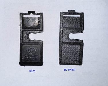 1G DSM eclipse side vent / molding retainer clip