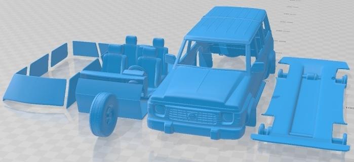 Nissan Patrol Y60 5 Doors 1987 Printable Car