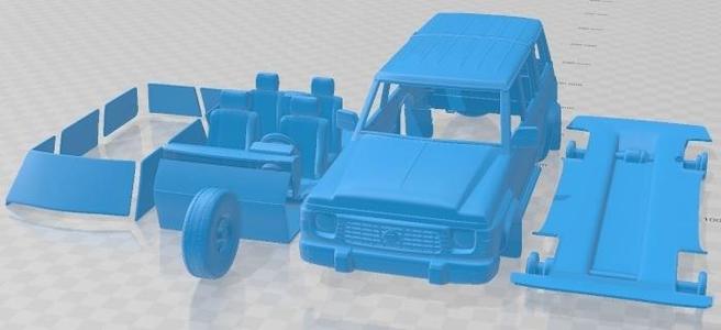 Nissan Patrol Y60 5 Doors 1987 Printable Car