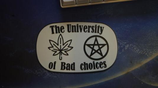 university of bad choices Card