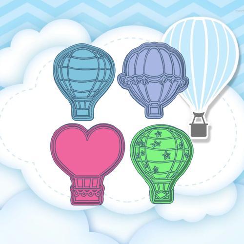 HOT AIR BALLOON KIT X4 COOKIE CUTTER PACK