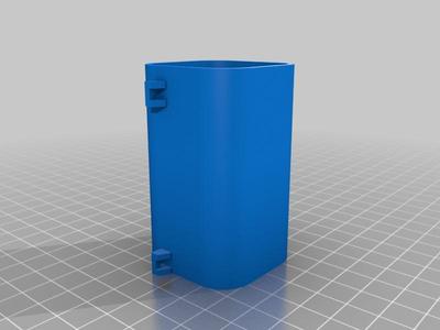 Battery container for "Solarstorm" bikelight.