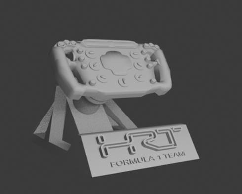 HRT FORMULA 1 TEAM STEERING WHEEL