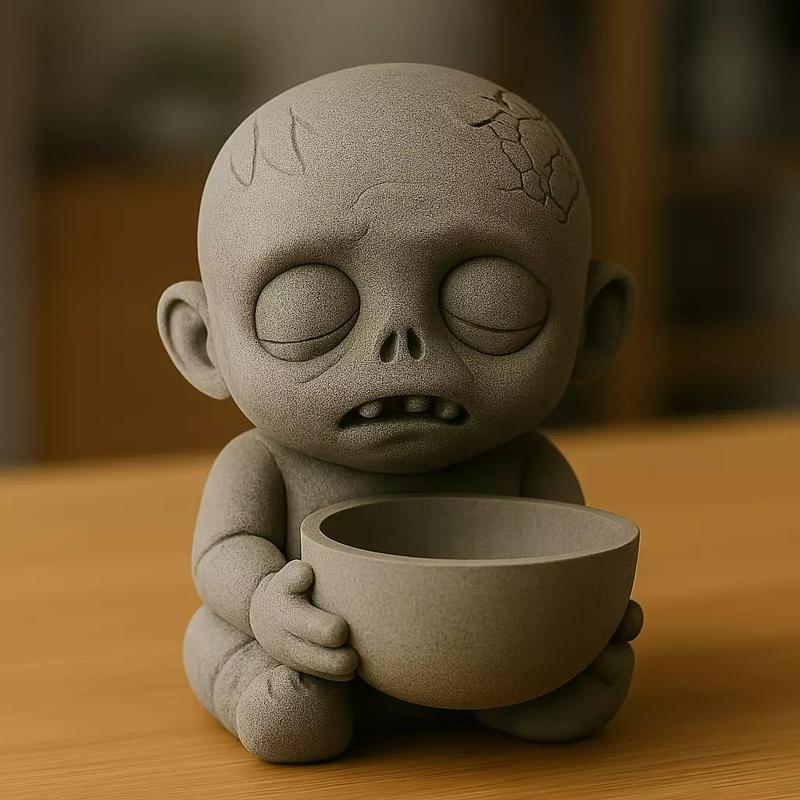 Flower Bowl  Planter Zombie