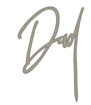 Cake Topper Dad Father's Day