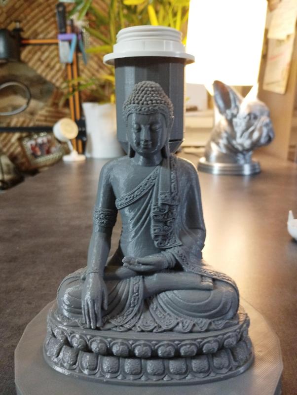 Buddha lamp holder