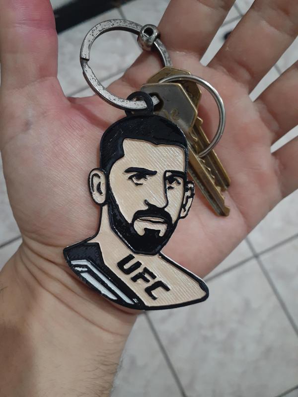Ilia Topuria ufc keychain, perfect gift for UFC fan