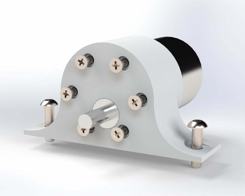 12V DC Metal Gear Reducer Motor Mount Flange