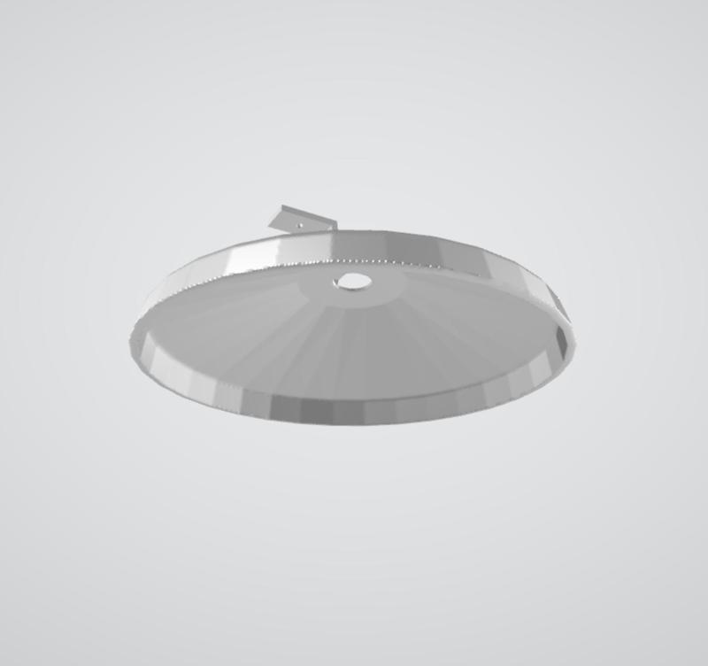 rust ceiling light