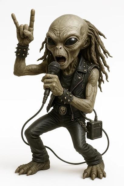 Alien - Heavy Metal Printable Doll