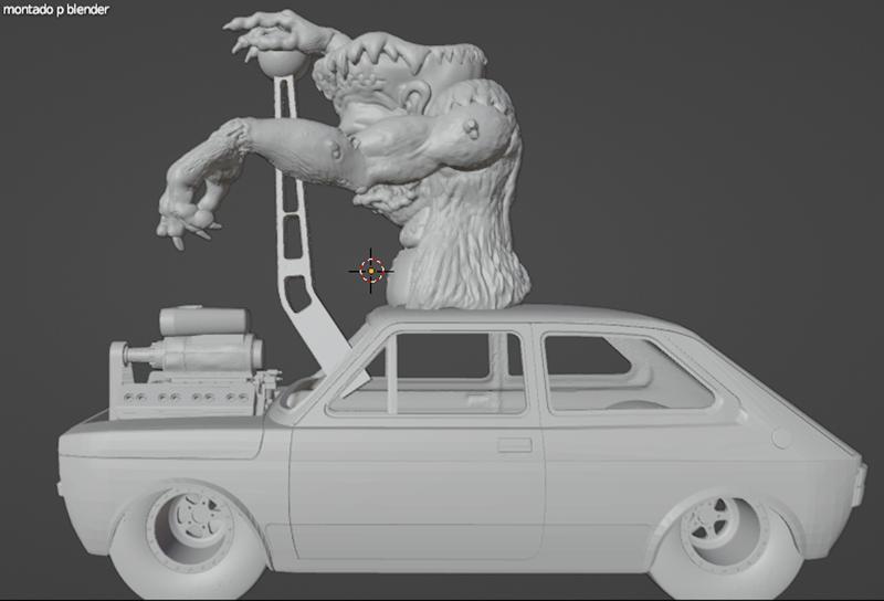 Frankstein Shifter Hot Wheels 1/64