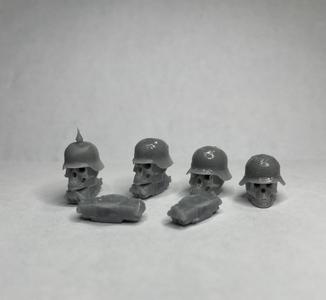 Skull Air Intake With Carburetor Rat Rod 1-25 Scale Model Car Parts