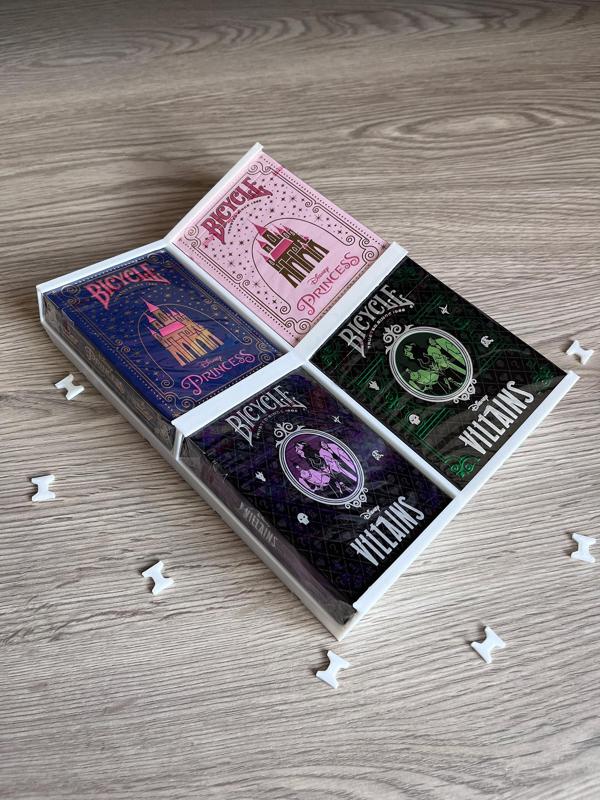 Playing cards wall mount - 4-piece unit - Facing