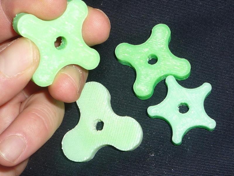 Parametric thumb nut