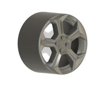 Ford Fiesta ST Line Wheels For Scale Model