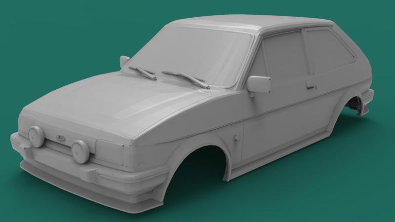 Ford Fiesta XR2 READY TO PRINT