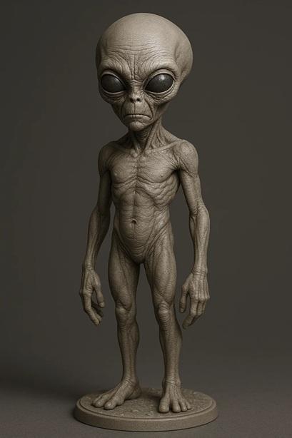 Alien Printable Doll