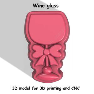 Wine glass Stl File