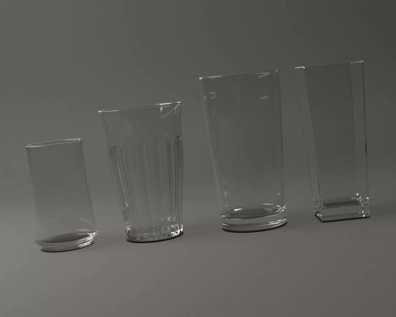 GLASSWARE---All Long Glasses 3D Model Collection