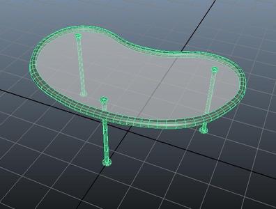 Kidney Shaped Table