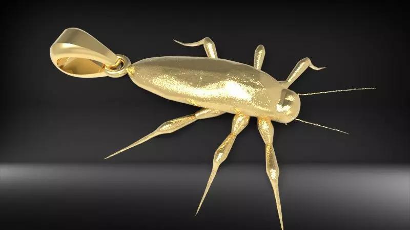 COCKROACH Pendant Necklace