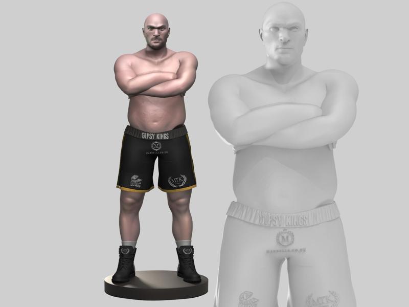 Tyson Fury 3D Printable 2