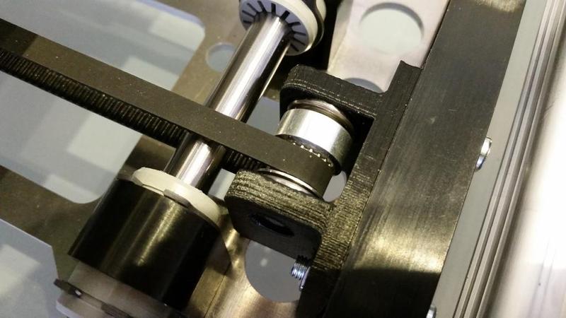 K8200/3Drag y-axis belt mount (fits GT2 belt, and GT20 pulley)