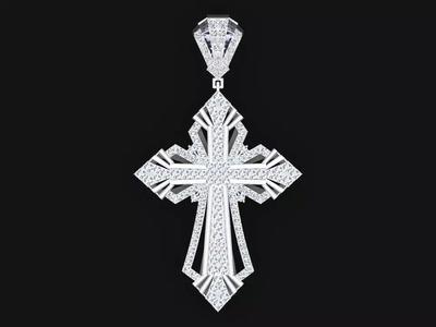 Cross pendant - Crucifix pendant - God pendant