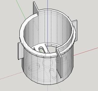 FX 61 Phantom - Engine Support 50mm