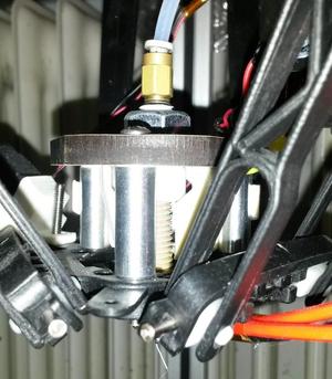 Rostock MAX mounting for Merlin Hot-End 1.75mm