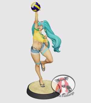 Brazilian Miku Beach Day