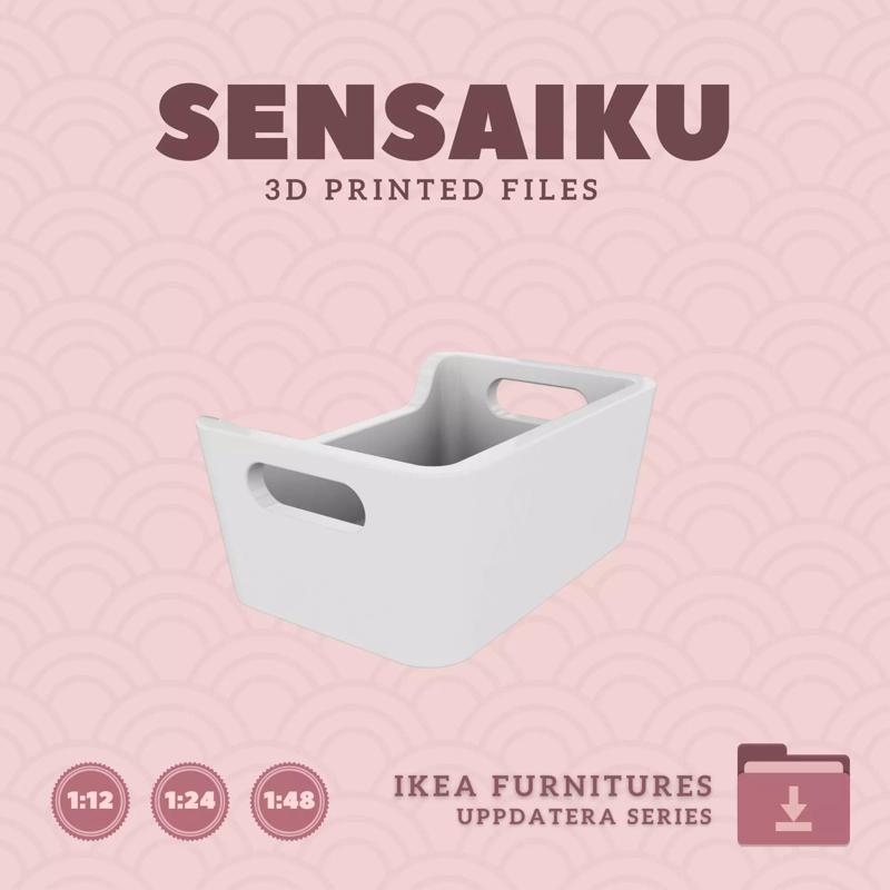 UPPDATERA Storage Box V2 for Mini Dollhouse - IKEA - 3D Print