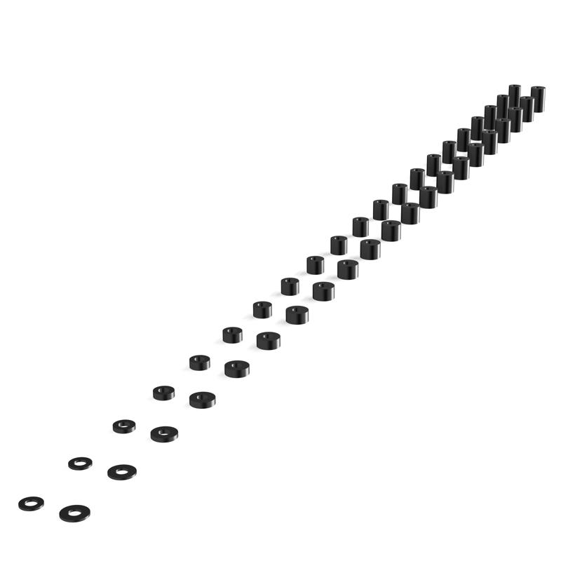 Washer set M5 - 3D-printed standard set for screws & workshop