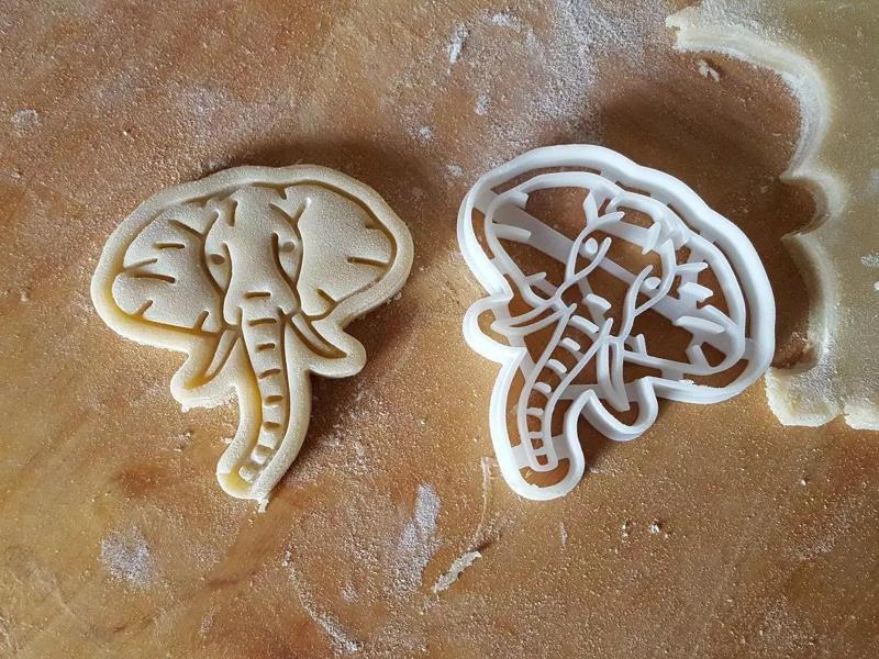 Elephant cookie cutter