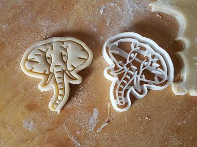 Elephant cookie cutter
