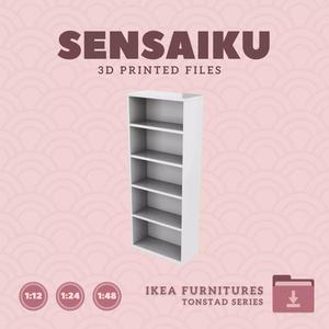 TONSTAD Bookcase for Miniature Dollhouse - IKEA - 3D Print