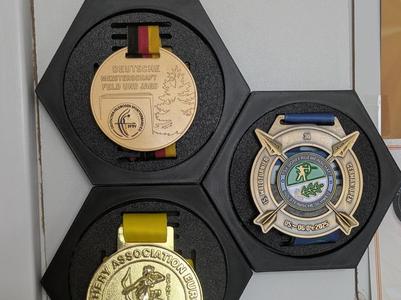 Hexagonal Medal Holder Frame