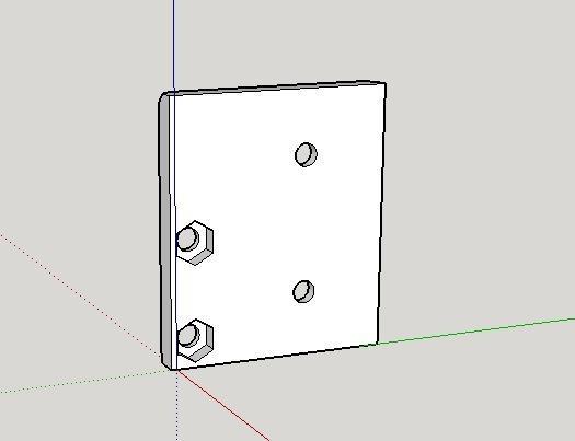 Conversion plate for OMRON TLN5MY1 from TLM5MY1