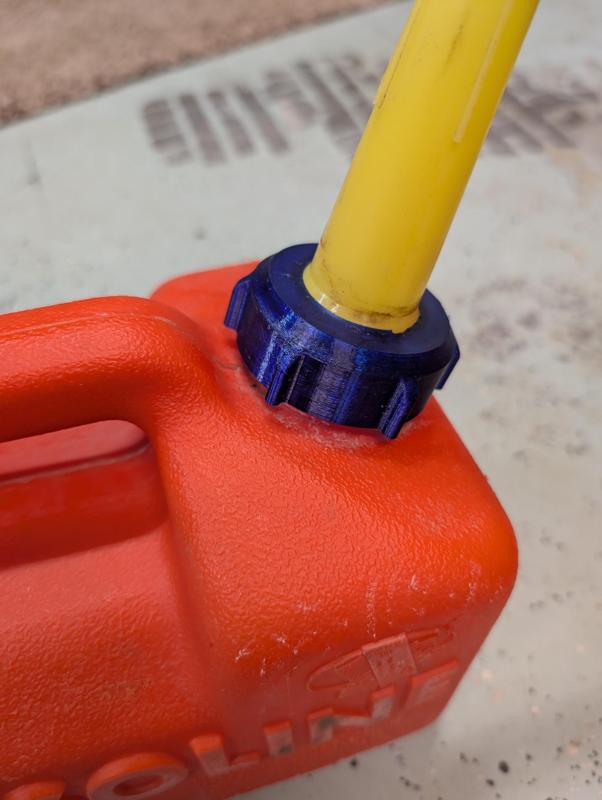 Gas can cap for Chilton, Blitz, Midwest Can Company