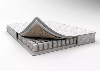 Mattress 3D Model with layer of foam on top