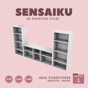SKRUVBY TV Storage Combo 01 for Dollhouse - IKEA - 3D Print