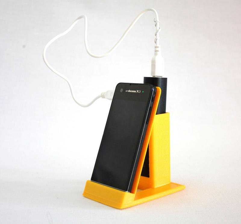 Sony Xperia SX phone and powerbank holder