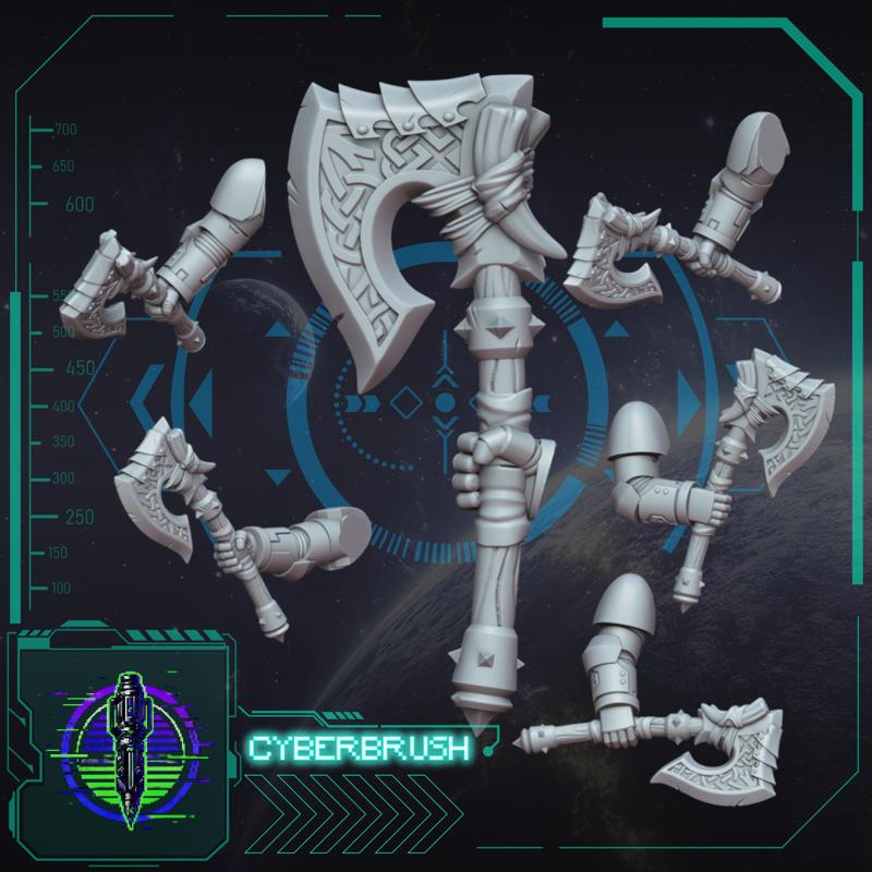 Space Vikings Axe set 3